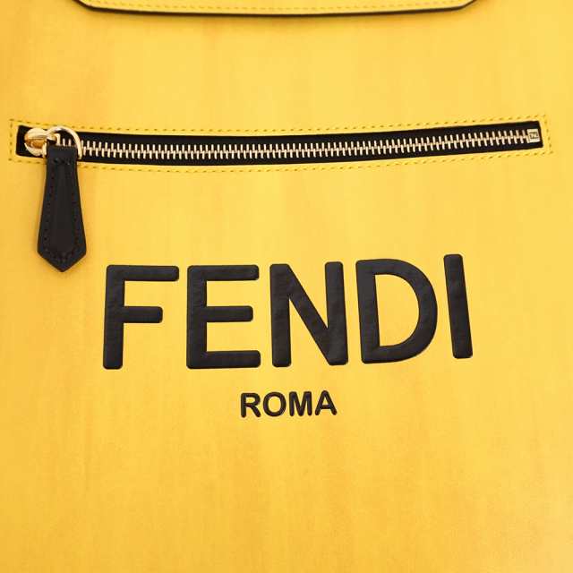 未使用 展示品）フェンディ FENDI カーフ レザー パック バックパック