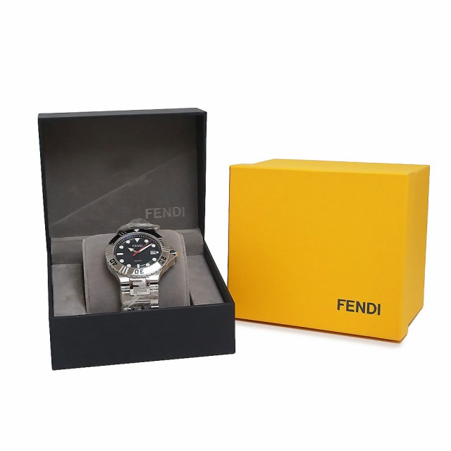 （新品・未使用品）フェンディ FENDI ノーティコ Nautico クオーツ 腕時計 シルバー F108100101 箱付 訳あり メンズ｜au  PAY マーケット