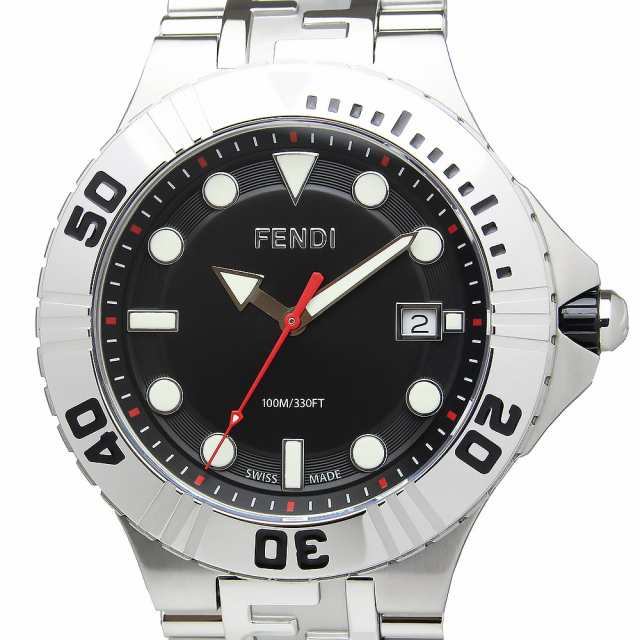 （新品・未使用品）フェンディ FENDI ノーティコ Nautico クオーツ 腕時計 シルバー F108100101 箱付 訳あり メンズ｜au  PAY マーケット