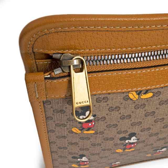 （新品・未使用品）グッチ GUCCI ミニGGスプリーム DISNEY ディズニーコラボ ミッキー セカンドバッグ クラッチバッグ セカンドバッグ  ブ｜au PAY マーケット