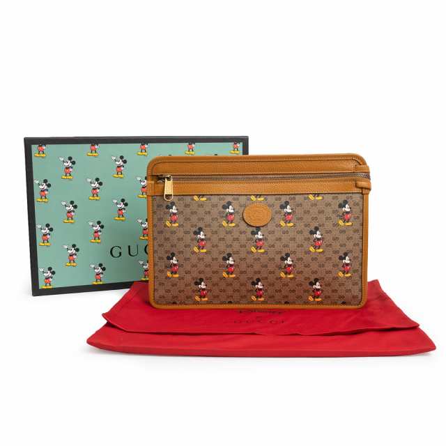 （新品・未使用品）グッチ GUCCI ミニGGスプリーム DISNEY ディズニーコラボ ミッキー セカンドバッグ クラッチバッグ セカンドバッグ  ブ｜au PAY マーケット