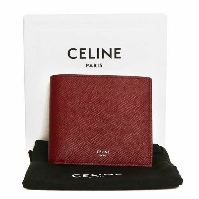 新品・未使用品）セリーヌ CELINE カーフ レザー バイフォールド 二