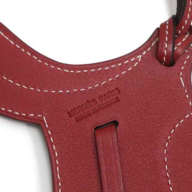 （新品・未使用品）エルメス HERMES パドック セル セーラー バッグチャーム ヴォースイフト レザー ルージュグレナ レッド 赤 箱付｜au  PAY マーケット