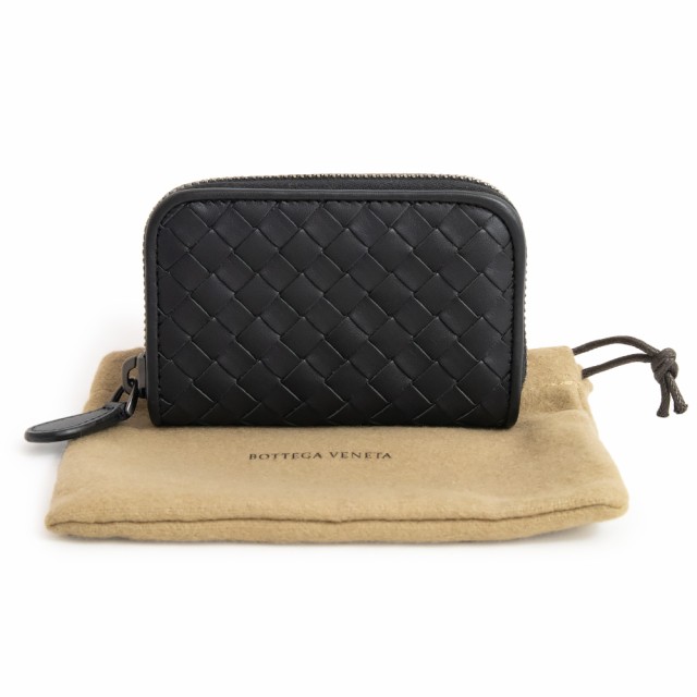 BOTTEGA VENETA ブラック コインケース カーフ