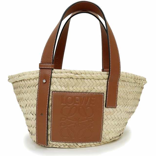 LOEWE バスケットバッグ スモール（ヤシの葉＆カーフ）