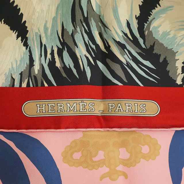(新品・未使用品)エルメス HERMES カレ ダブルフェイス 90 リバーシブル 王者の虎 TIGER ROYAL スカーフ シルク 100% ローズ ブルー |au PAY マーケット