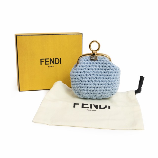 新品・未使用品）フェンディ FENDI バケット かぎ編み がま口 コイン