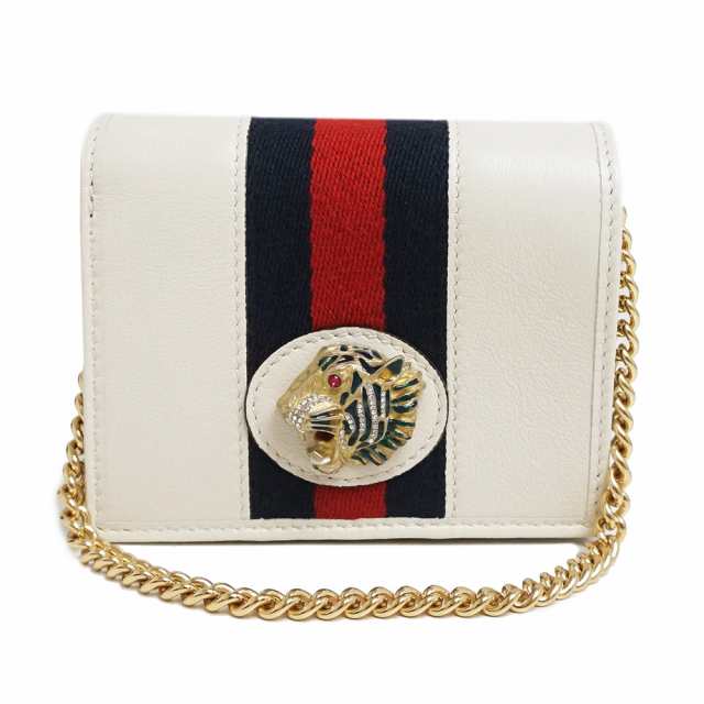 新品・未使用品）グッチ GUCCI ラジャ タイガー 二つ折り財布 チェーン