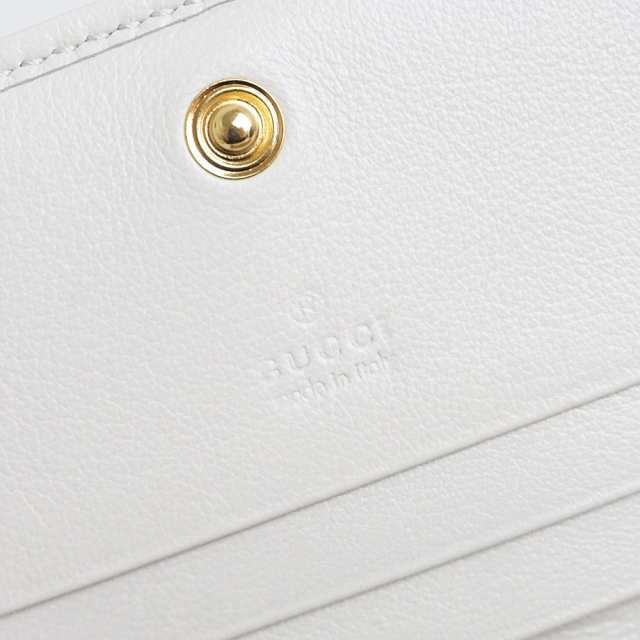 （新品・未使用品）グッチ GUCCI ラジャ タイガー 二つ折り財布 チェーンウォレット レザー キャンバス ホワイト 白 573790 箱付｜au  PAY マーケット