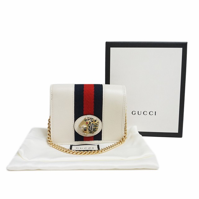 新品・未使用品）グッチ GUCCI ラジャ タイガー 二つ折り財布 チェーン