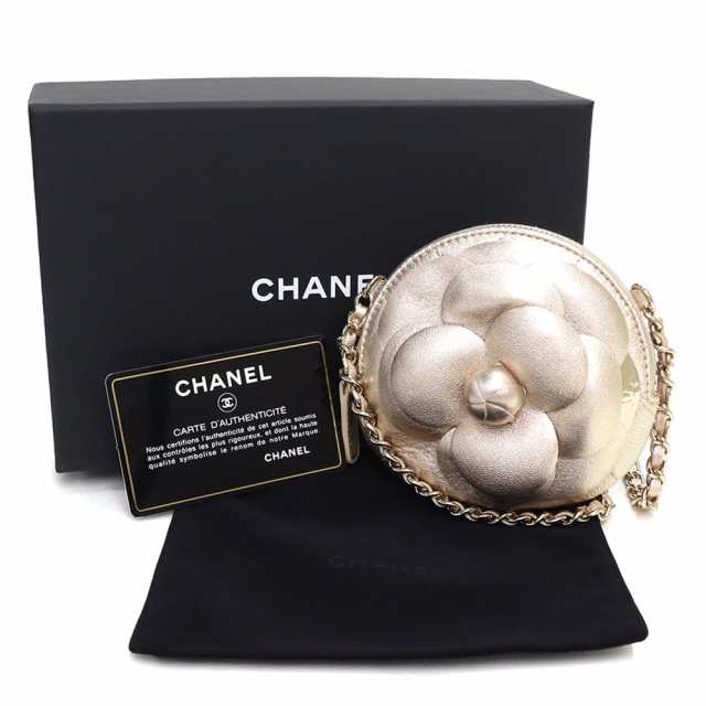 新品・未使用品）シャネル CHANEL カメリア チェーン クラッチ