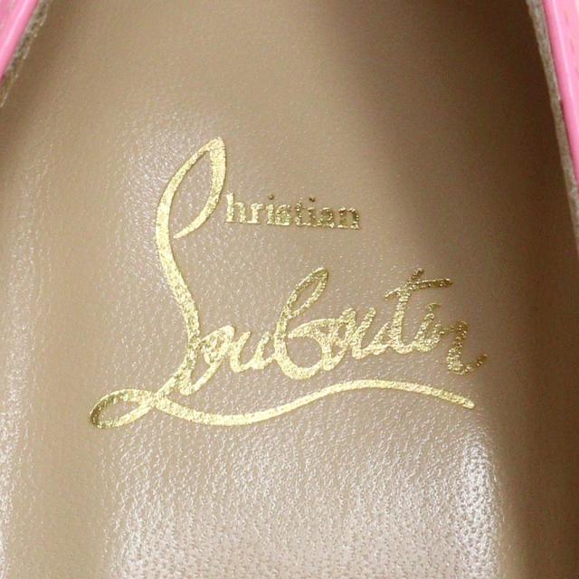 （新品・未使用品）クリスチャンルブタン Christian Louboutin New Very Prive 120 オープントゥパンプス ハイヒール 36.5 23.5 cｍ パテントレザー エナメル ピンク 1150600_6