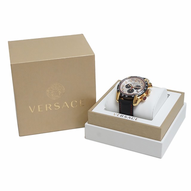 VERSACE ヴェルサーチ 腕時計 正規品 本物　メンズ ゴールド 箱付