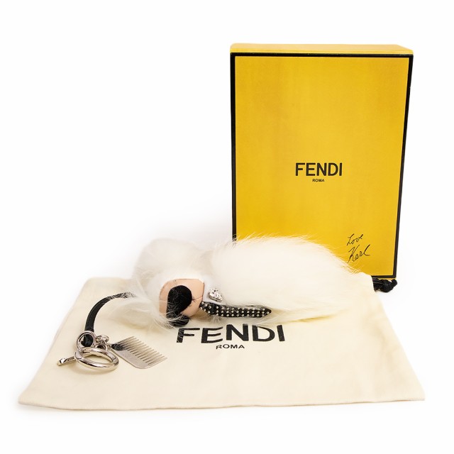 FENDI チャーム ファー カーリト ラガーフェルト カールポンポン 直販