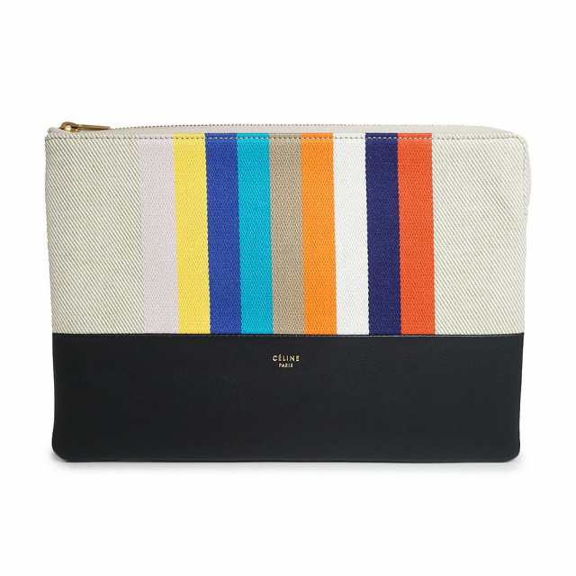 新品・未使用品）セリーヌ CELINE ストライプ クラッチバッグ ポーチ