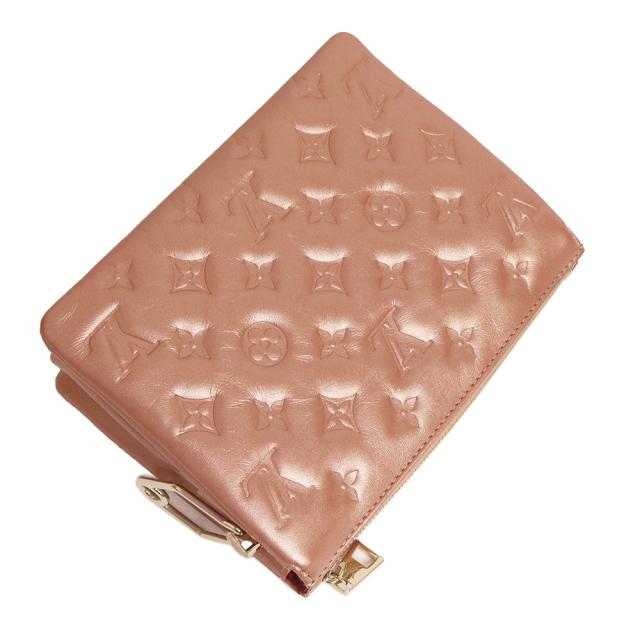 ルイ ヴィトン クッサン BB 2WAY チェーンショルダーバッグ 斜め掛け ラムレザー ピンク ローズゴールド M21148 LOUIS VUITTON（未使用　展示品） 未使用 展示品】ルイ ヴィトン LOUIS VUITTON クッサン BB 2WAY