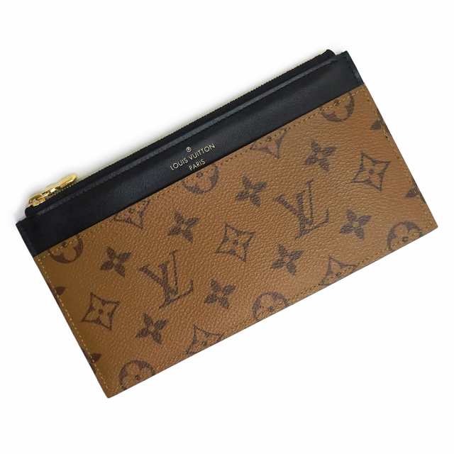 （新品・未使用品）ルイ ヴィトン LOUIS VUITTON スリム パース コインケース 小銭入れ 財布 モノグラムリバース カーフレザー ブラウン  ｜au PAY マーケット