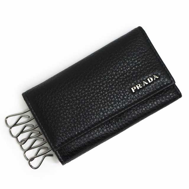 新品・未使用品）プラダ PRADA ヴィテッロ グレイン 6連 キーケース