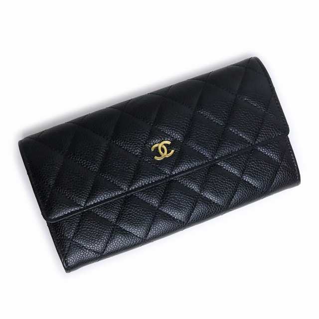 純国産/日本製 （美品）シャネル CHANEL マトラッセ ココマーク 二