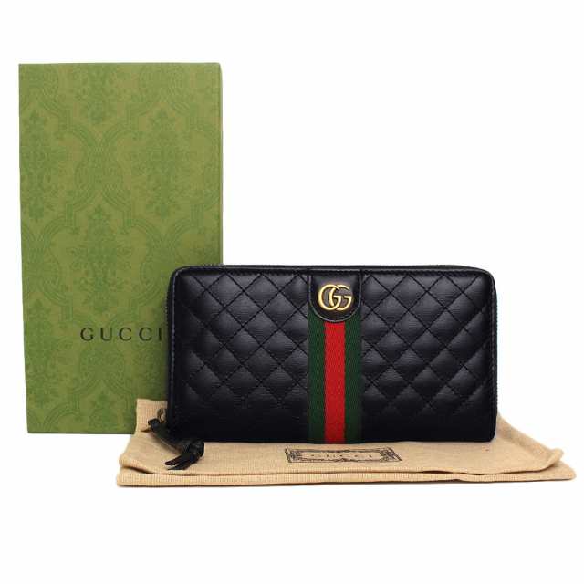 新品・未使用品）グッチ GUCCI オフィディア ウェブ ジップアラウンド