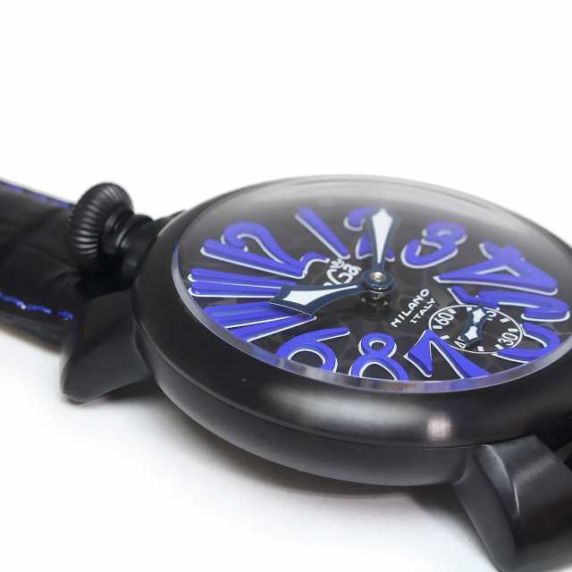 ガガミラノ　腕時計　青ベルト　約25万円　マヌアーレ48