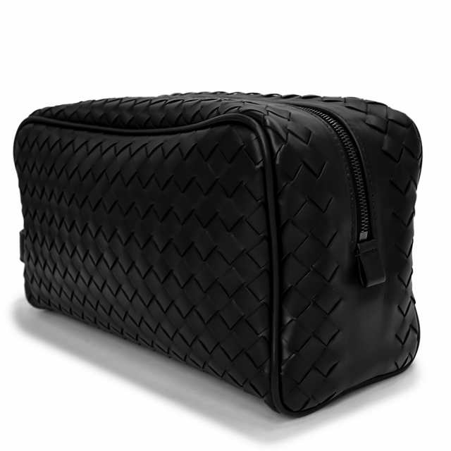 日本製 2ウェイ BOTTEGA VENETA トイレタリーケース 黒 【未使用品