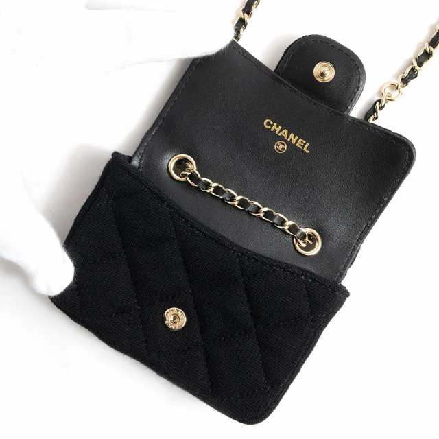 新品・未使用品）シャネル CHANEL ミニミニ マトラッセ ココマーク チェーン ショルダー ポーチ ポシェット ミニ ベルトバッグ コットン  レザー ブラック 黒 AP2623 箱付の通販はau PAY マーケット - ブランドシティ | au PAY マーケット－通販サイト