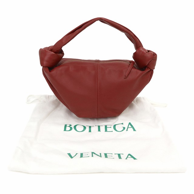 【お値下げ可】BOTTEGA VENETA ボッテガヴェネタ　ダブルノット　赤