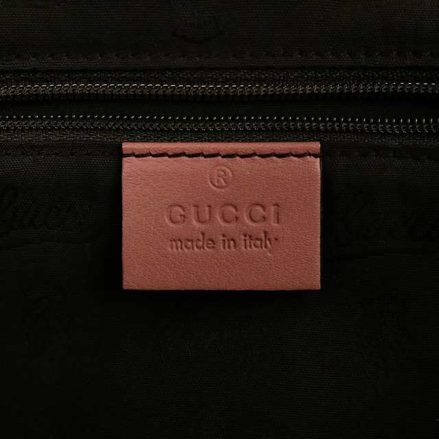 美品）グッチ GUCCI スーキー グッチシマ ハンドバッグ レザー ピンク