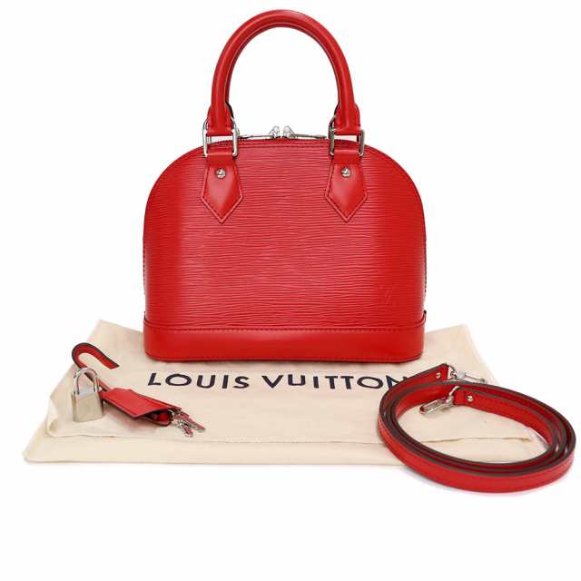 ルイ ヴィトン アルマ BB 2way ショルダー ハンドバッグ 斜め掛け エピ レザー コクリコ レッド 赤 M41160 LOUIS VUITTON（未使用　展示品）