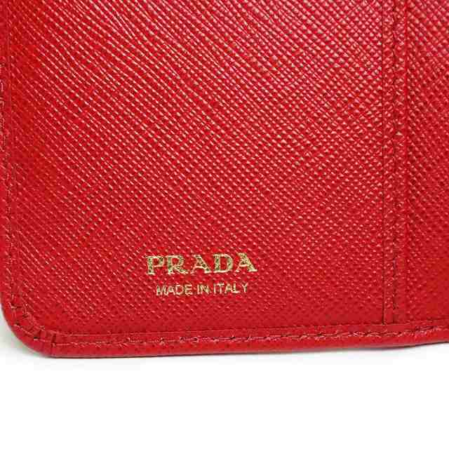 新品・未使用品）プラダ PRADA コンパクト L字ファスナー 二つ折り財布