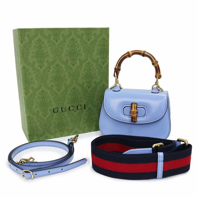 未使用 展示品）グッチ GUCCI バンブー 1947 ミニ トップハンドル