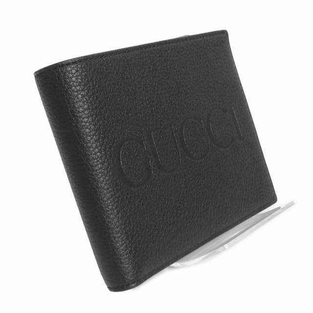 新品・未使用品）グッチ GUCCI ロゴ コインウォレット 二つ折り財布 カーフスキン レザー ブラック 黒 658681 箱付の通販はau PAY  マーケット - ブランドシティ | au PAY マーケット－通販サイト