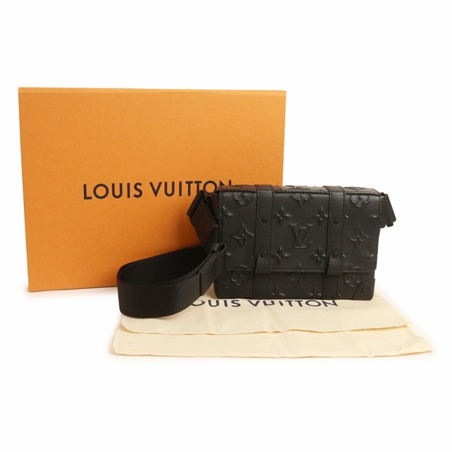 ルイ ヴィトン トランク スリング ショルダー ボディバッグ  モノグラムシールレザー ブラック 黒 M57952 LOUIS VUITTON（未使用　展示品）