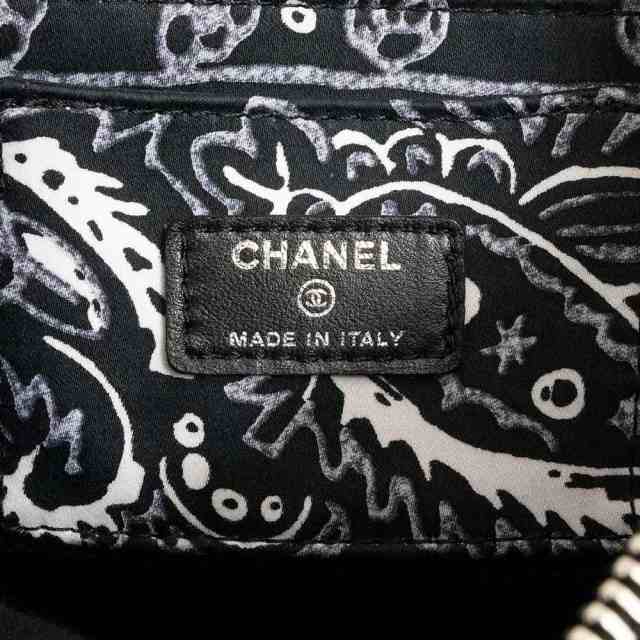 CHANEL　ペイズリー柄コットンポーチ