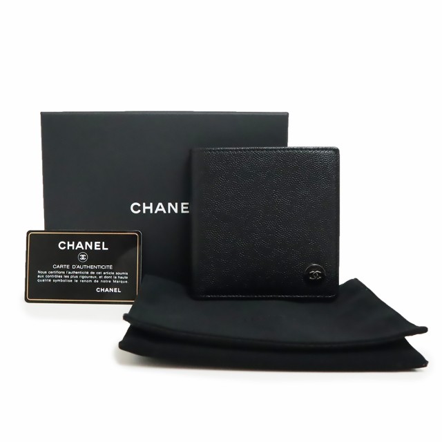 新品・未使用品）シャネル CHANEL ココボタン 二つ折り財布 札入れ 型