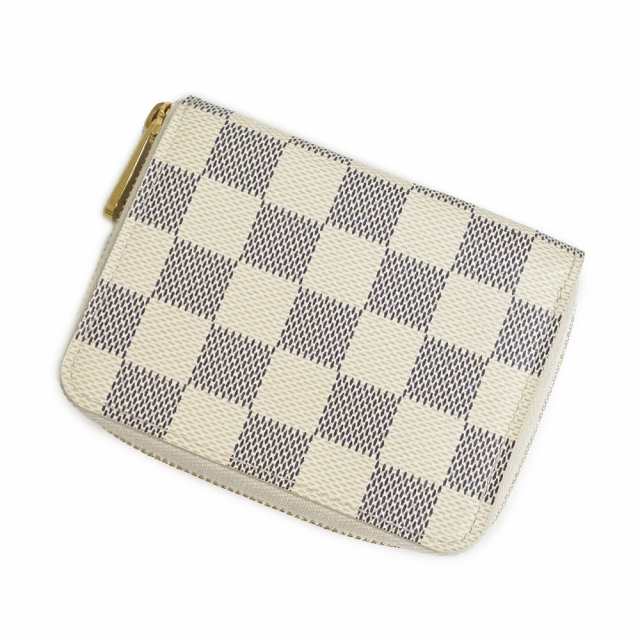 （新品・未使用品）ルイ ヴィトン LOUIS VUITTON ジッピー コインパース コインケース 小銭入れ 財布 ダミエアズール ホワイト 白  ゴール｜au PAY マーケット