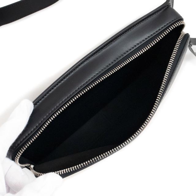 （新品・未使用品）ヴァレンティノ ガラヴァーニ Valentino Garavani VLTN エミリオ ヴィラルバ コラボ 限定品 ボディバッグ ウエストバッグ ベルトバッグ リップ柄 カーフスキン レザー ブラック マルチカラー 黒 UY2B0719DAP_2