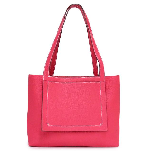 （新品・未使用品）エルメス HERMES カバセリエ 31 トートバッグ トリヨンクレマンス レザー Rose extreme ローズエクストリーム ピンク Z刻印 箱付