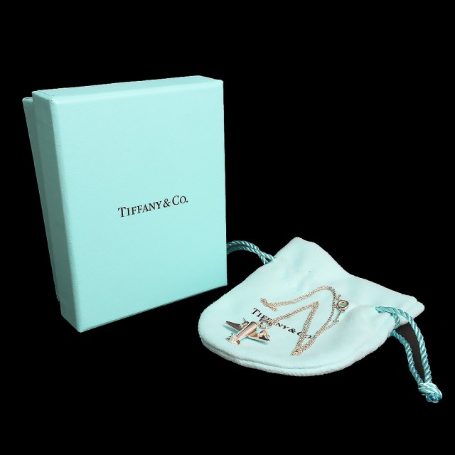 美品）ティファニー TIFFANY&Co. エアプレイン 飛行機 ネックレス