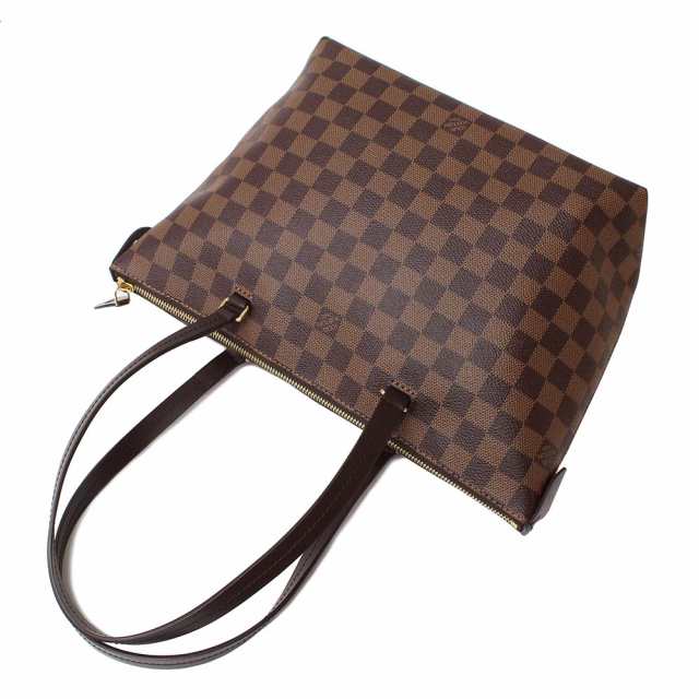 【限定価格】LOUIS VUITTON ルイヴィトン トートバッグ ダミエ イエナPM ハンドバッグ 肩掛け ブラウン 茶 かばん 鞄 N41012    ゴールド金具 レディース 定番【品】