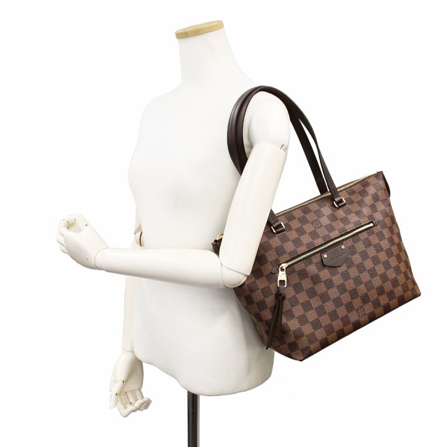 【限定価格】LOUIS VUITTON ルイヴィトン トートバッグ ダミエ イエナPM ハンドバッグ 肩掛け ブラウン 茶 かばん 鞄 N41012    ゴールド金具 レディース 定番【品】