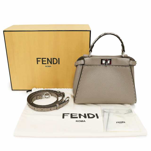 新品・未使用品）フェンディ FENDI ピーカブー アイコニック ミニ ...