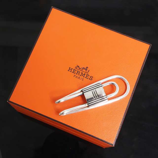 （中古）エルメス HERMES ケリー カデナ ビルクリップ マネークリップ 札ばさみ SV925 シルバー 箱付｜au PAY マーケット