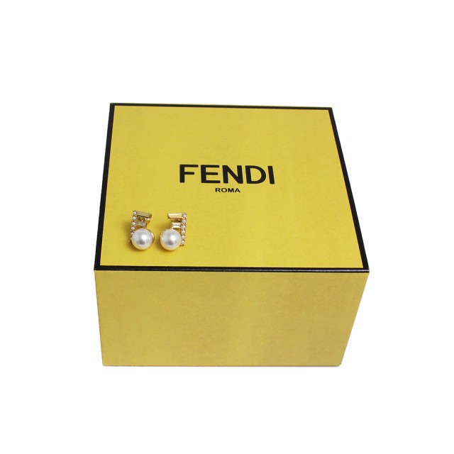 新品・未使用品）フェンディ FENDI ファースト パール Fロゴ ピアス