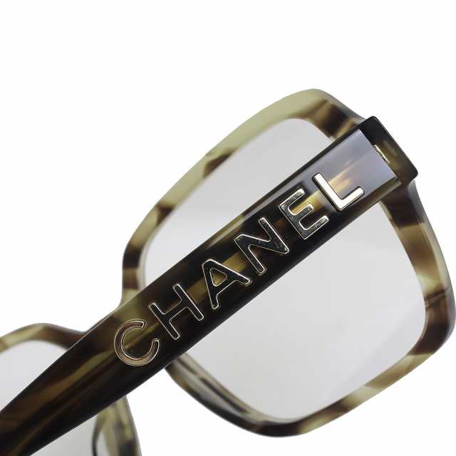 美品）シャネル CHANEL スクエア シェイプ アイウェア メガネ 眼鏡