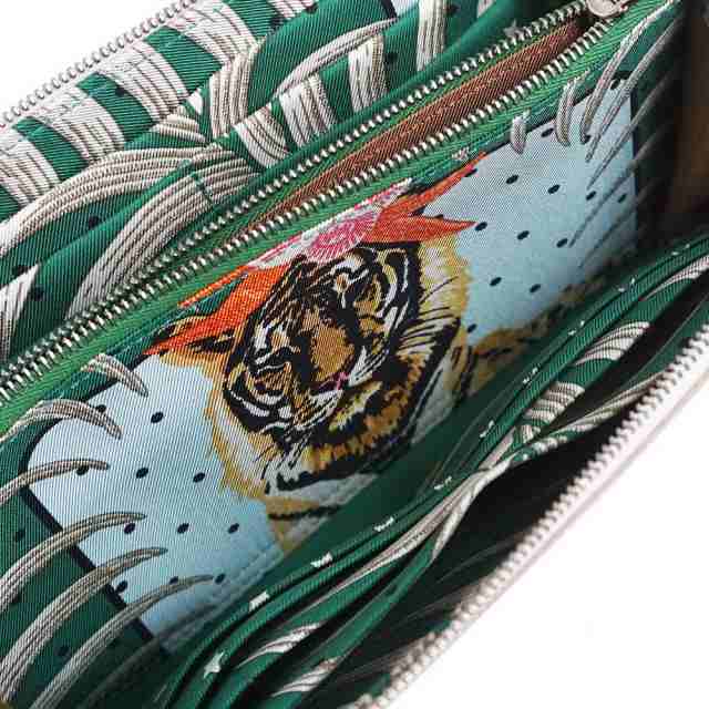 （新品・未使用品）エルメス HERMES アザップロング シルクイン TIGER ROYAL 王者の虎 長財布 ヴォーエプソン レザー クレ  ヴェールヴェ｜au PAY マーケット