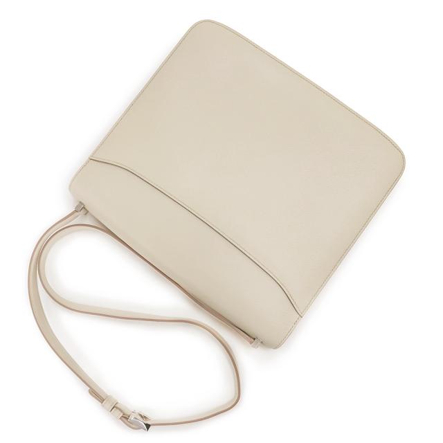 （新品・未使用品）エルメス HERMES サック エルメス 2002 ショルダーバッグ 斜め掛け エバーカラー Craie クレ オフホワイト 白 シルバー金具 C刻印_5