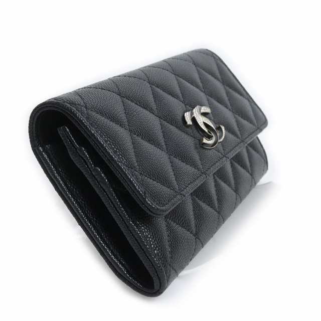 新品・未使用品）シャネル CHANEL フラップ ミディアム ウォレット ...