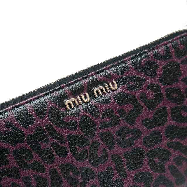 新品・未使用品）ミュウミュウ miu miu アニマル レオパード柄